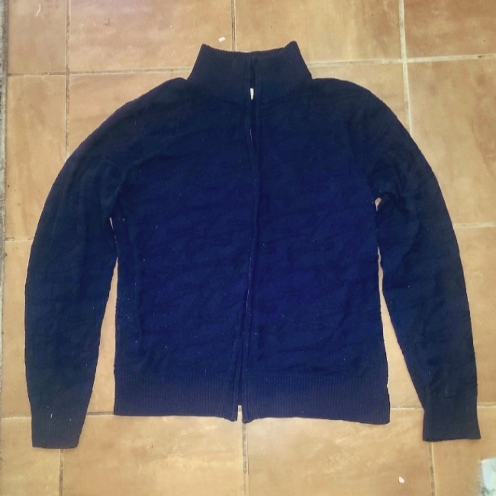 Brioni zip up cardigan